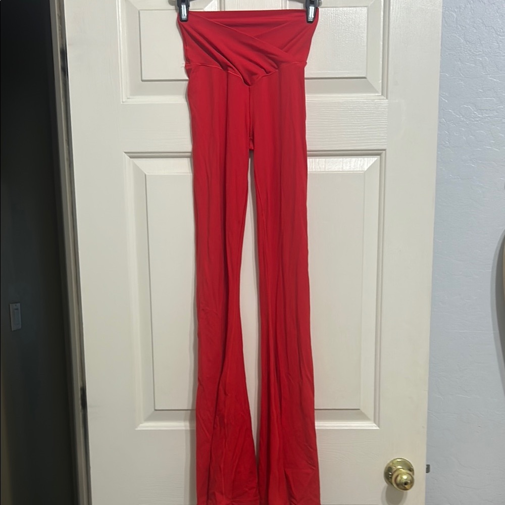 aerie Red Cross Waist Flare Leggings